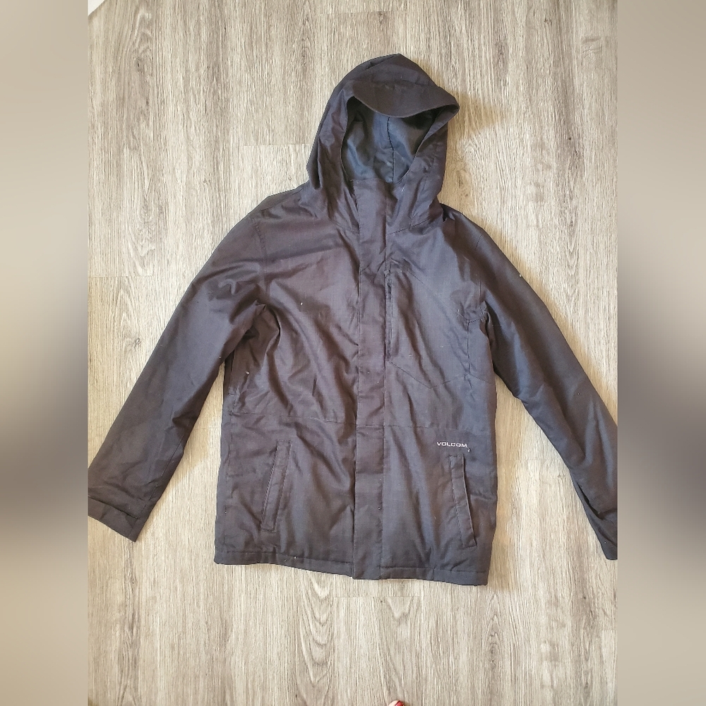 Volcom Men's Black Hooded Jacket